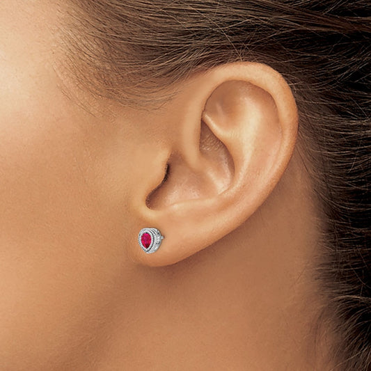 Ruby and Diamond Earrings — photo set