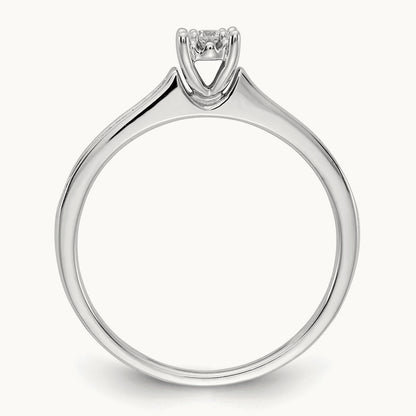 Diamond Ring, 14K White Gold