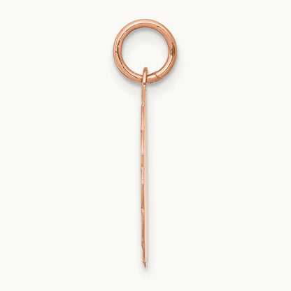 Baptism Charm, 14K Rose Gold