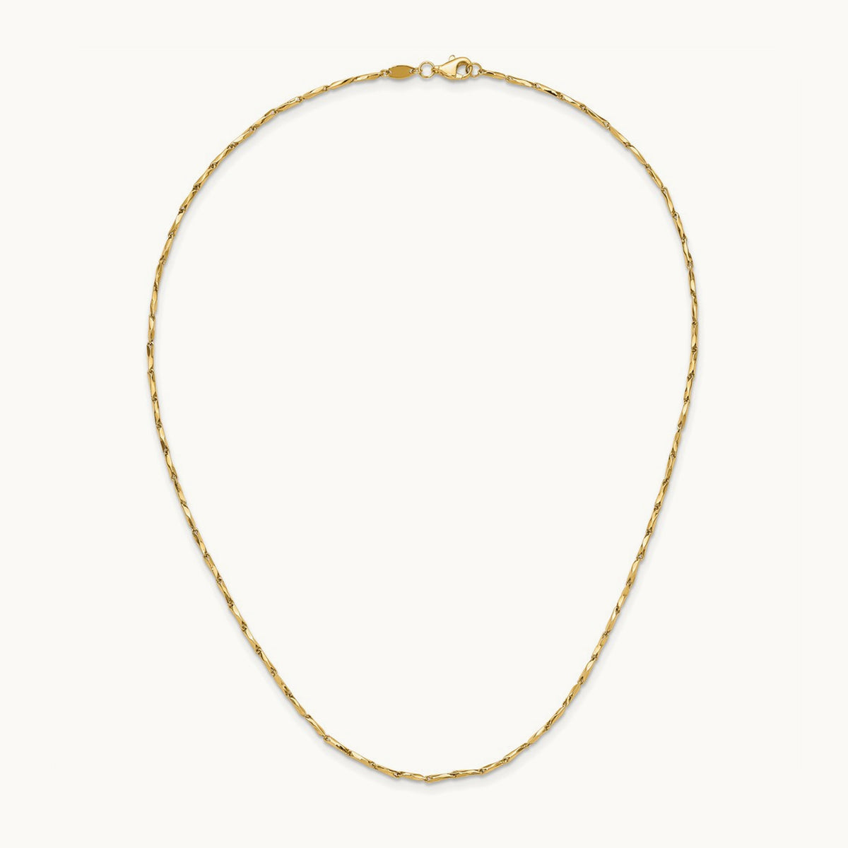 Polished Fancy Link 17in Necklace, 14K