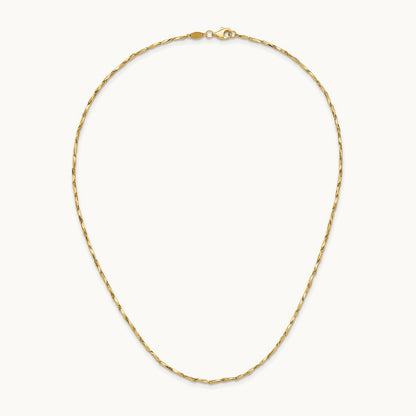 Polished Fancy Link 17in Necklace, 14K