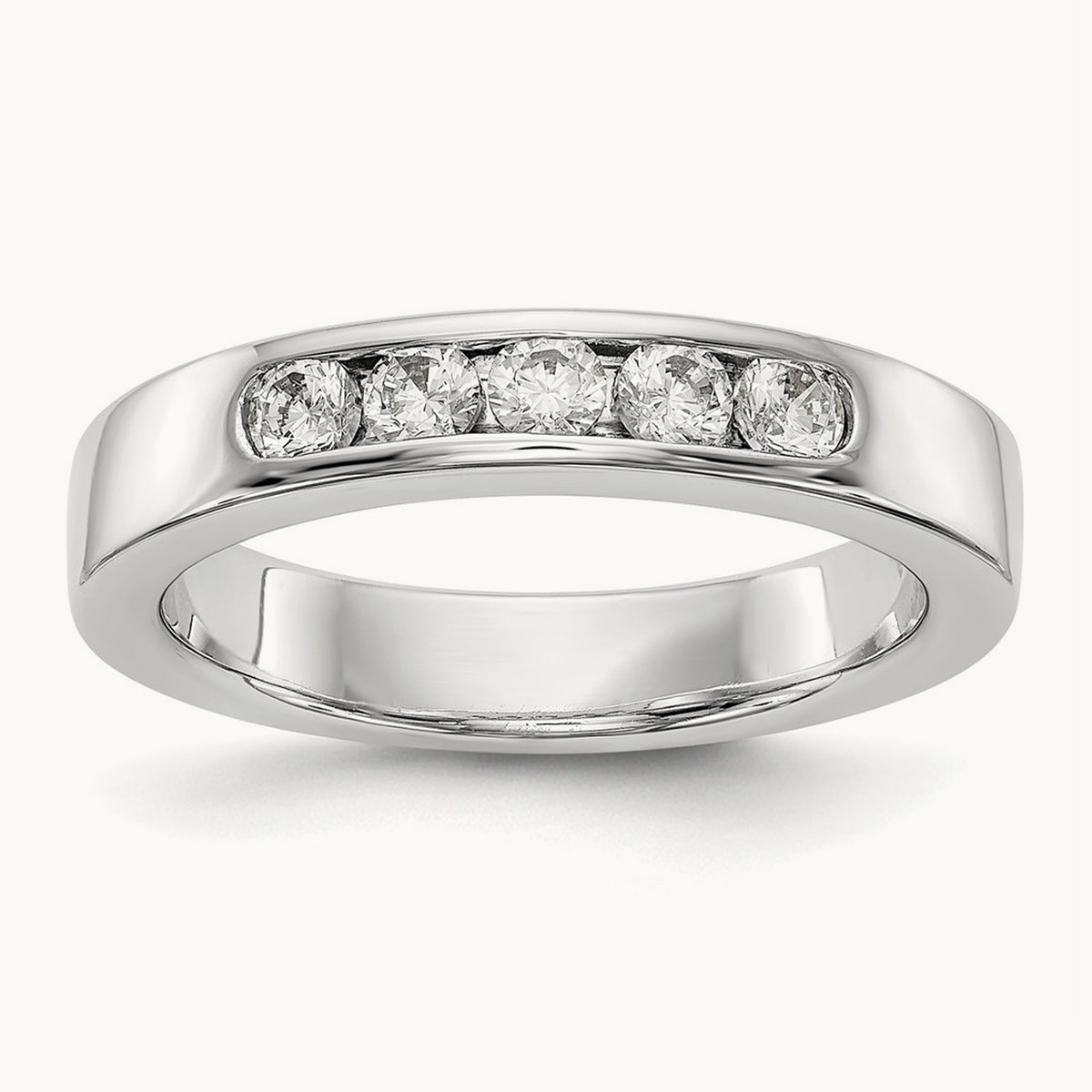 5-Stone Diamond Channel Band — 0.40 ct tw, 6