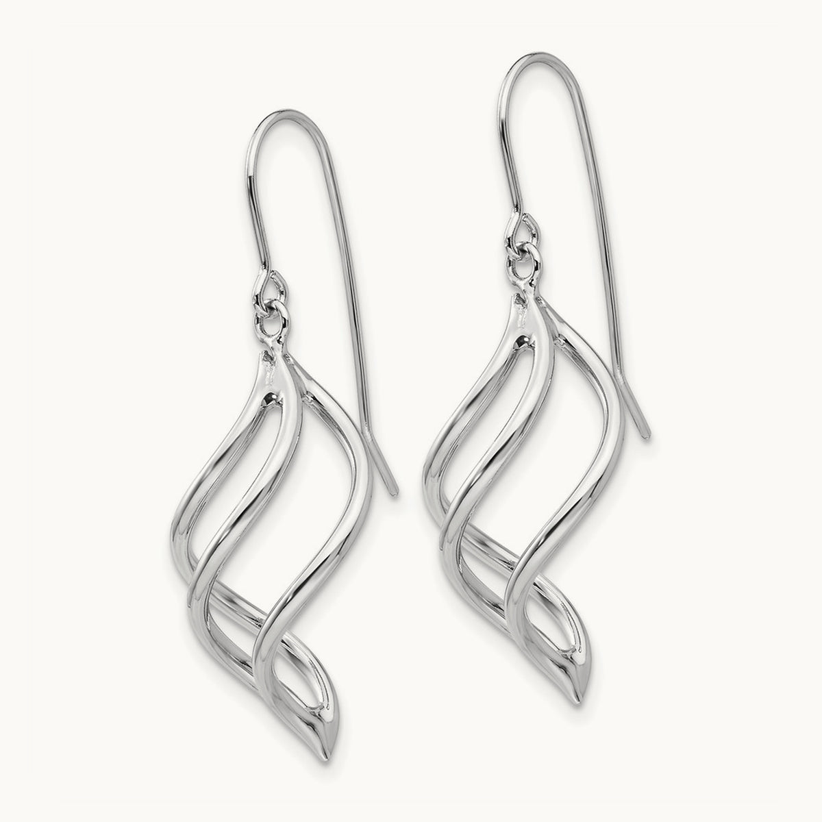 Swirl Dangle Earrings — photo set