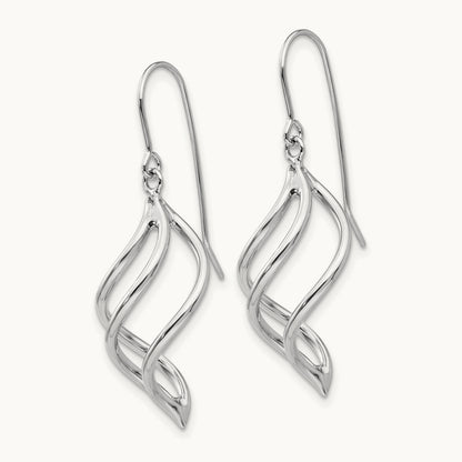 Swirl Dangle Earrings — photo set