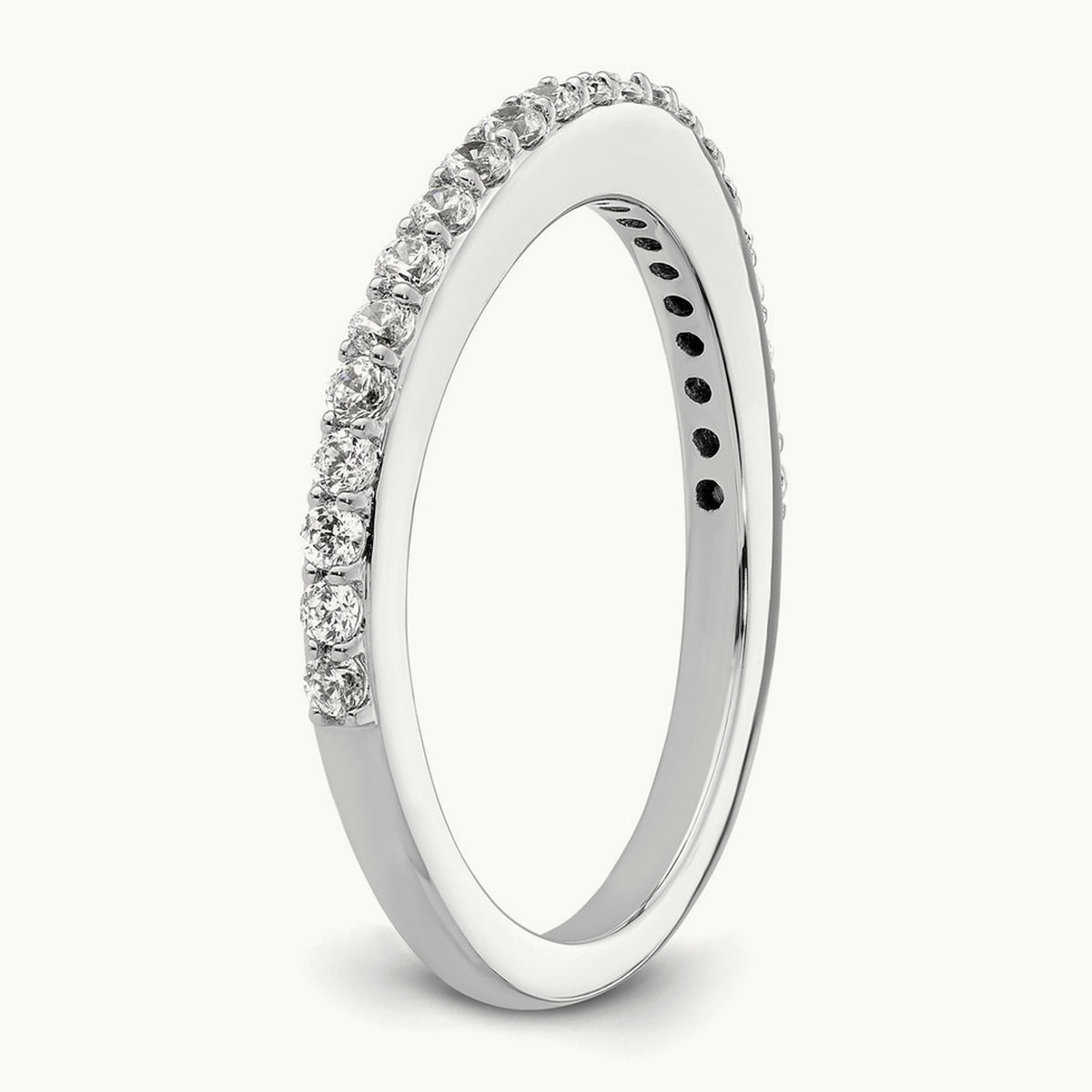 Shared-Prong Wedding Band — 2/5 ct, 7
