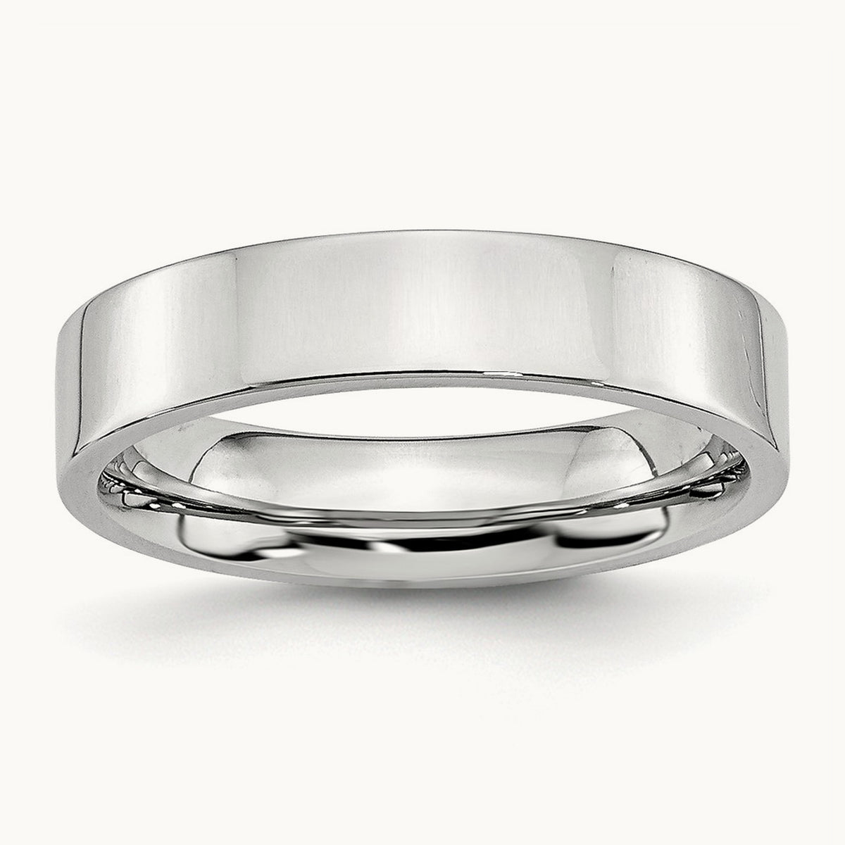 Cobalt Flat Polished Band — 5mm (2)