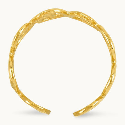 Scroll Toe Ring, 14K