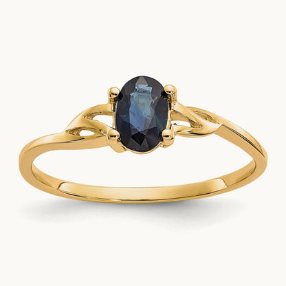 Sapphire Birthstone Ring, 14K