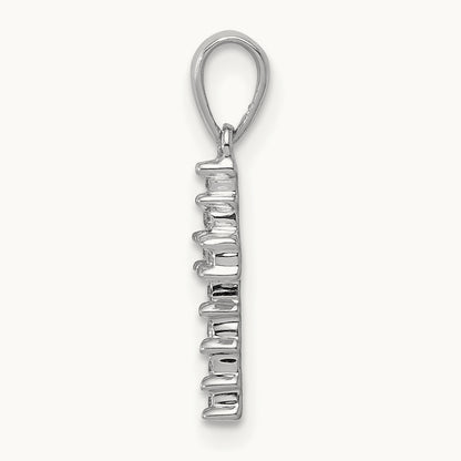1/20ct. Diamond Latin Cross Pendant — photo set