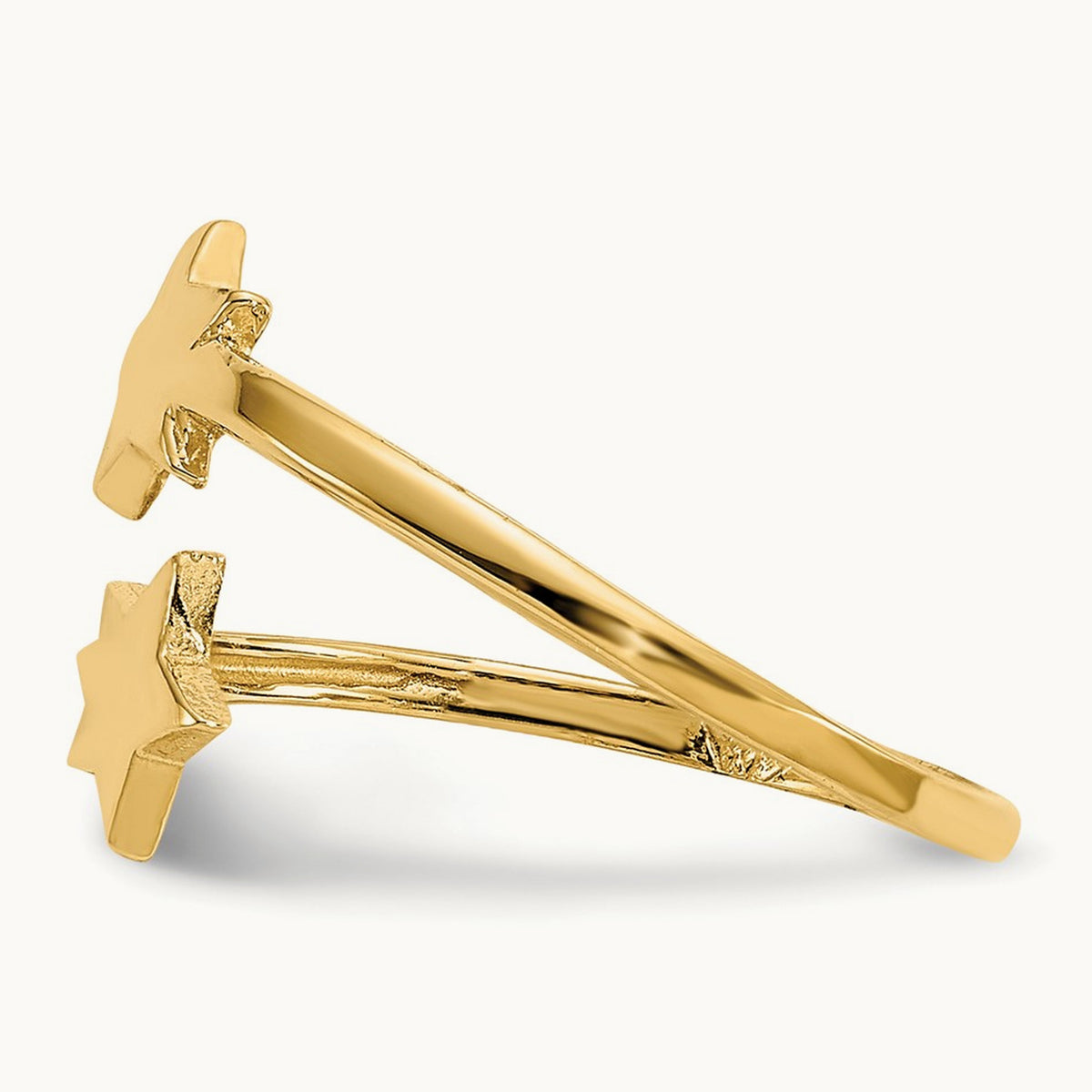 Star Toe Ring, 14K