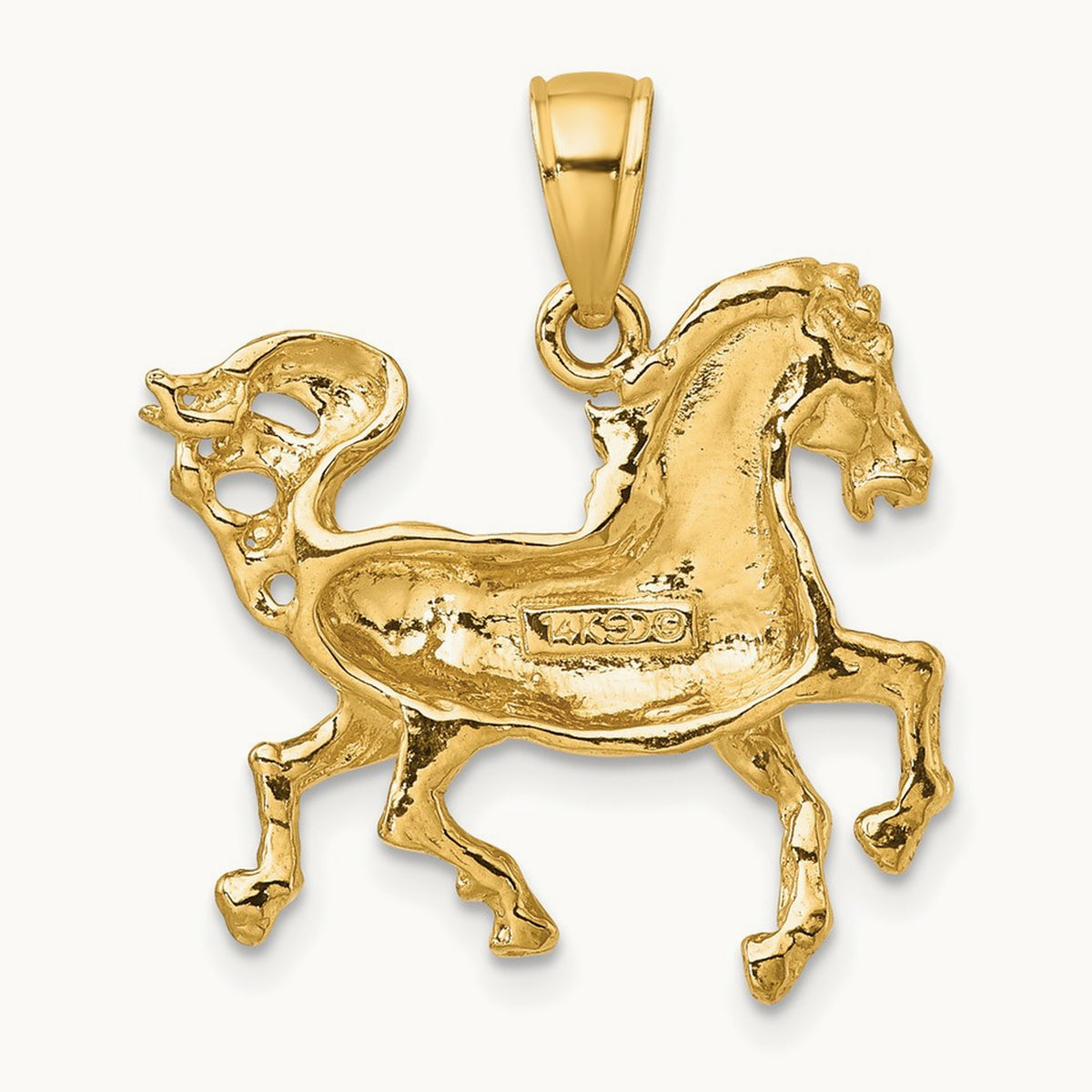 Horse Charm, 14K