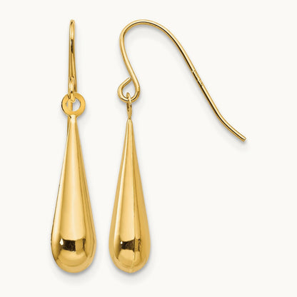 Madi K Teardrop Dangle Earrings, 14K