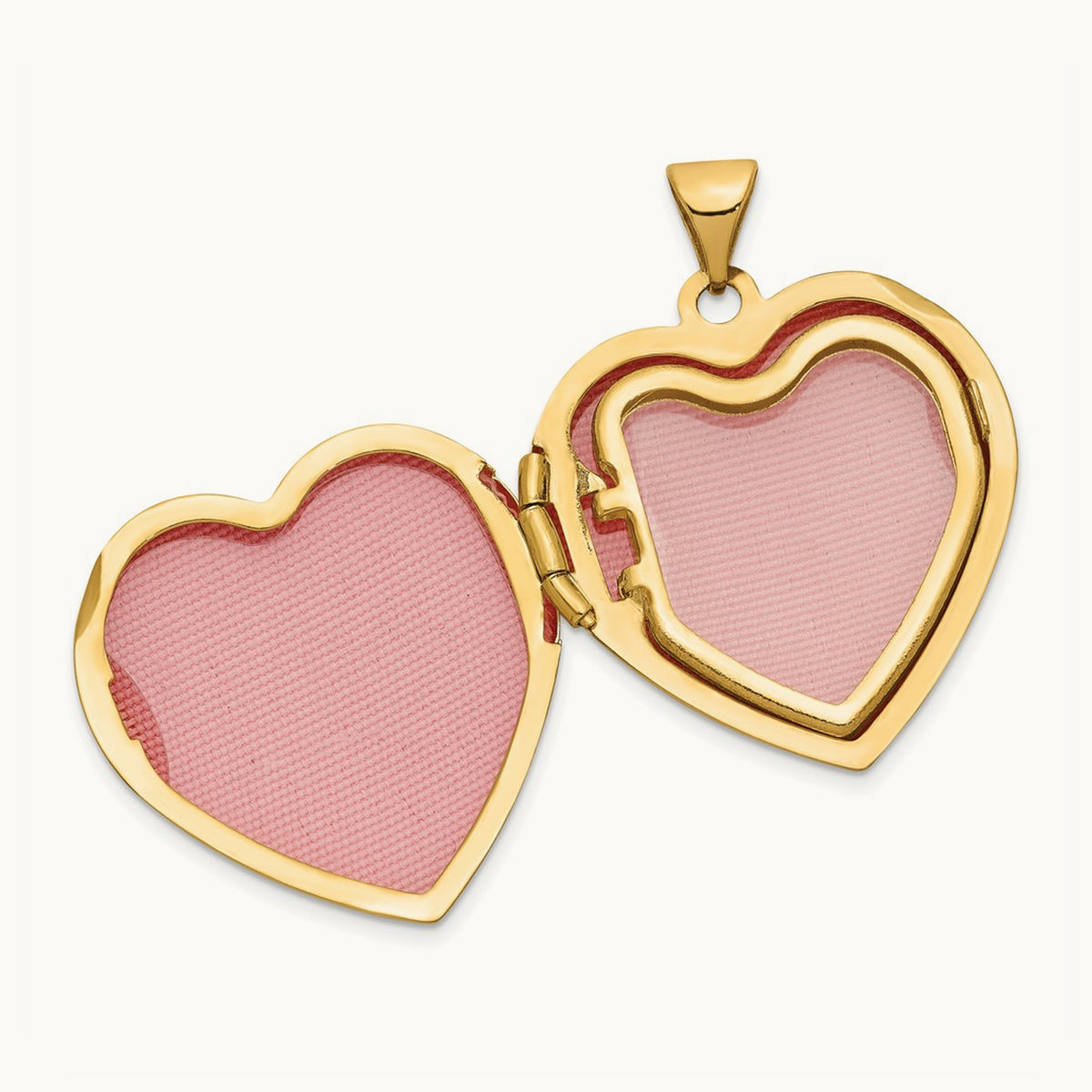 Domed Heart Family Locket, 14K