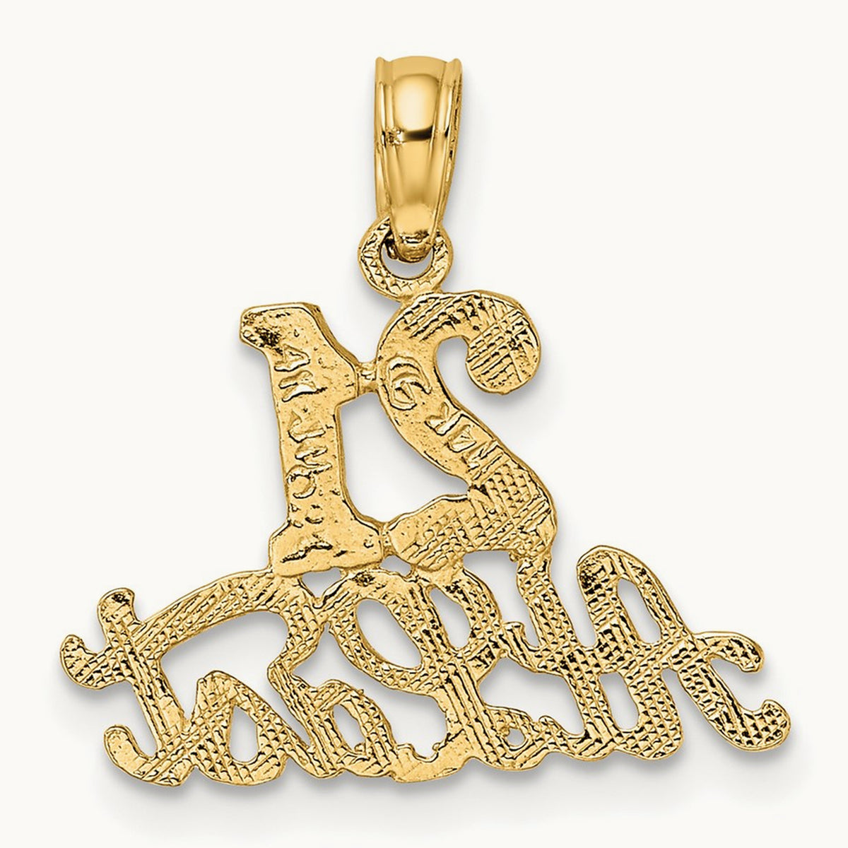 21 AT LAST Charm, 14K