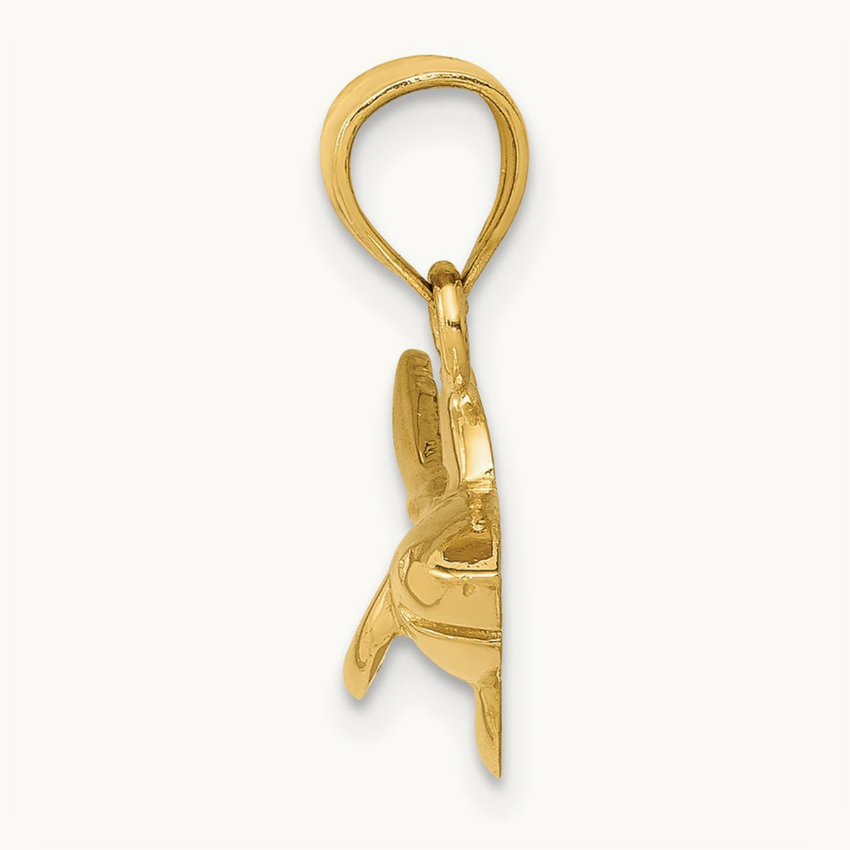 Shark Pendant, 14K