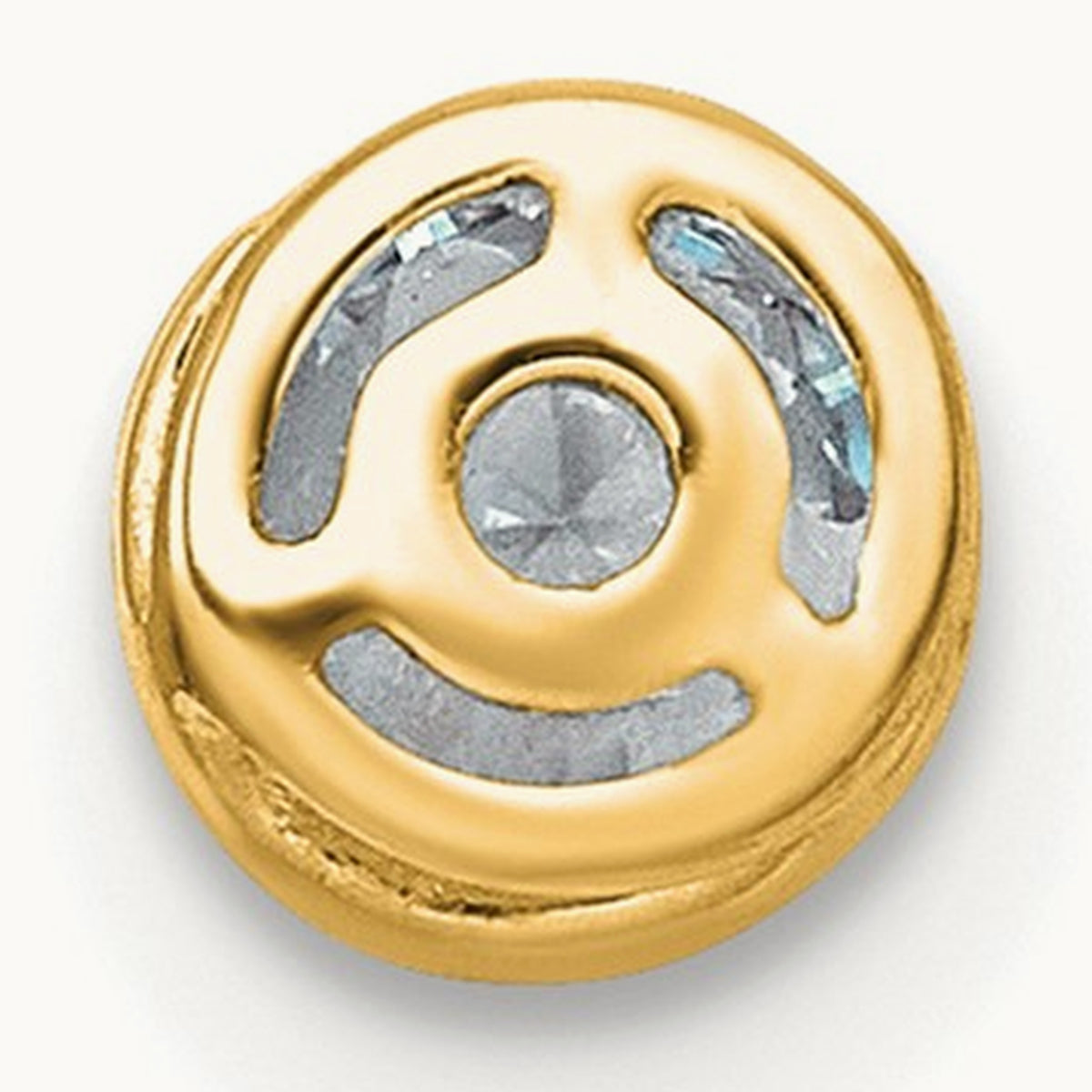 Round Bezel Set Chain Slide Pendant, 0.25-3.00 ct tw Lab-Grown Diamond — 1/3 ct, VS (Best), 14K Yellow Gold