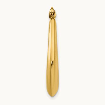 Single 14k Polished Hoop Earring