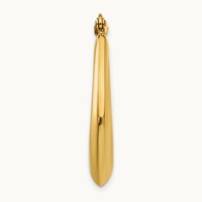 Single 14k Polished Hoop Earring