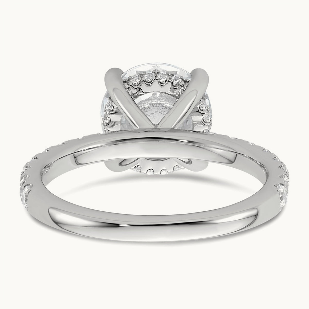 Round Solitaire Engagement Ring, 1.25-3.50 ct tw Lab-Grown Diamond — 14K White Gold, 7 (4)