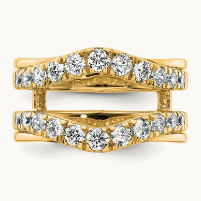 Ring Guard, 1.25 ct tw Lab-Grown Diamond — 14K Yellow Gold