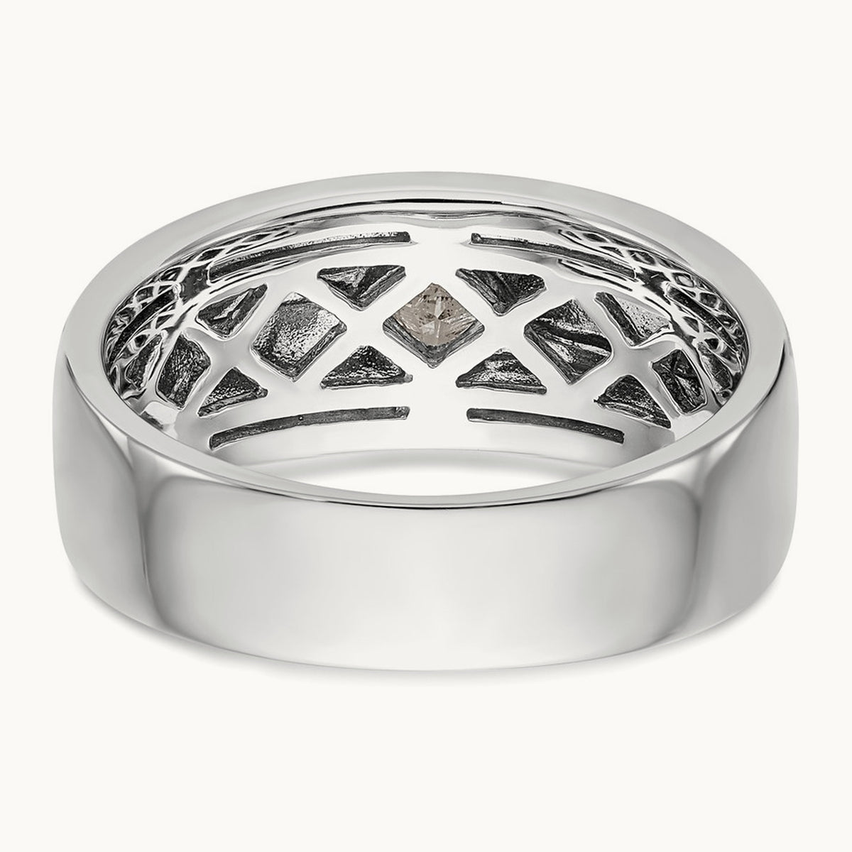 Enameled Men's Ring, 0.20 ct tw