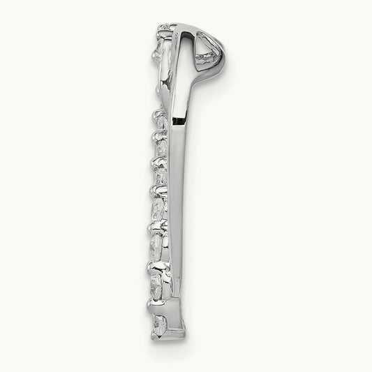 1/6ct. Diamond Heart Chain Slide — photo set