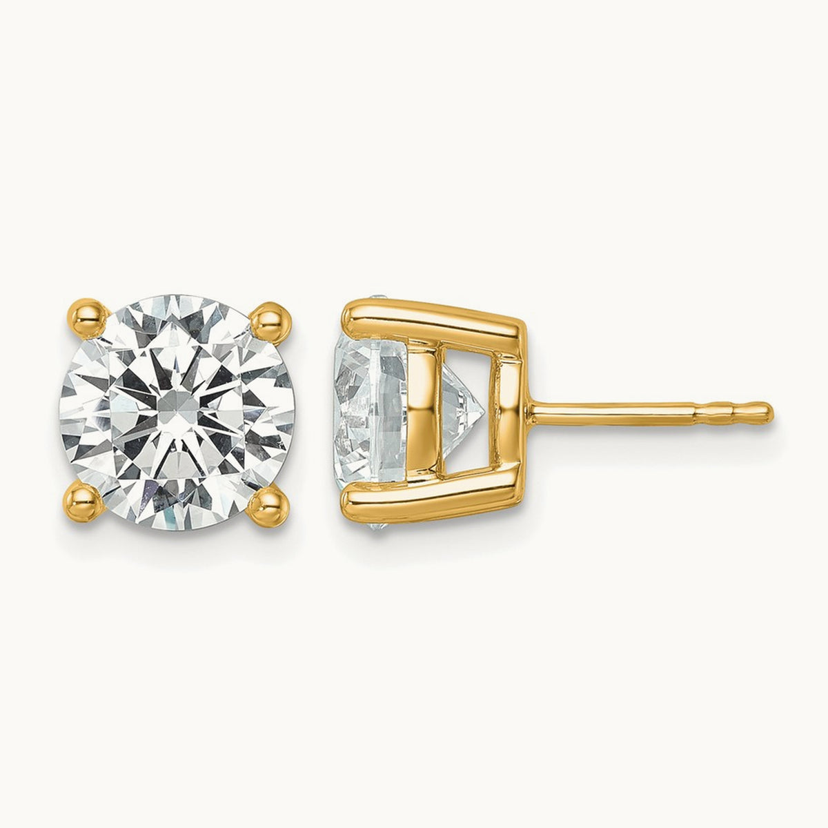 Round Heavyweight Stud Earrings, 0.10-7.00 ct tw Lab-Grown Diamond