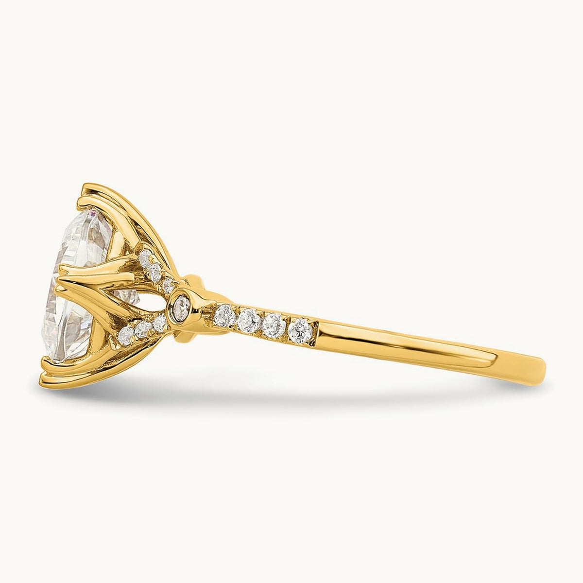 Cushion Semi-Mount Engagement Ring — 2 ct, 7