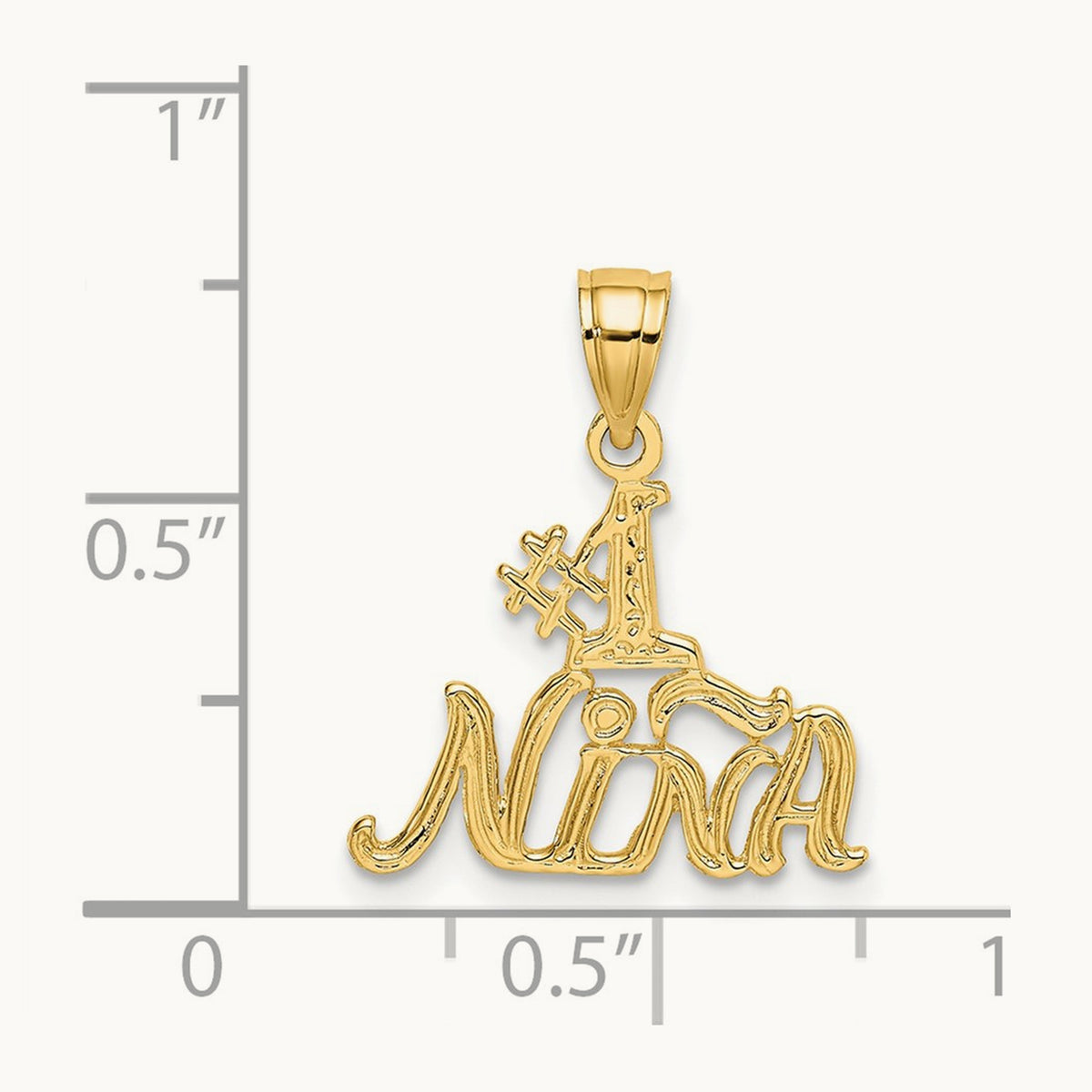 #1 NINA Charm, 14K