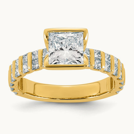 Princess Center Ring, 2.50 ct tw Lab-Grown Diamond