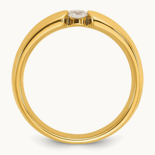 IBGoodman Men's Diamond Complete Ring, 14K