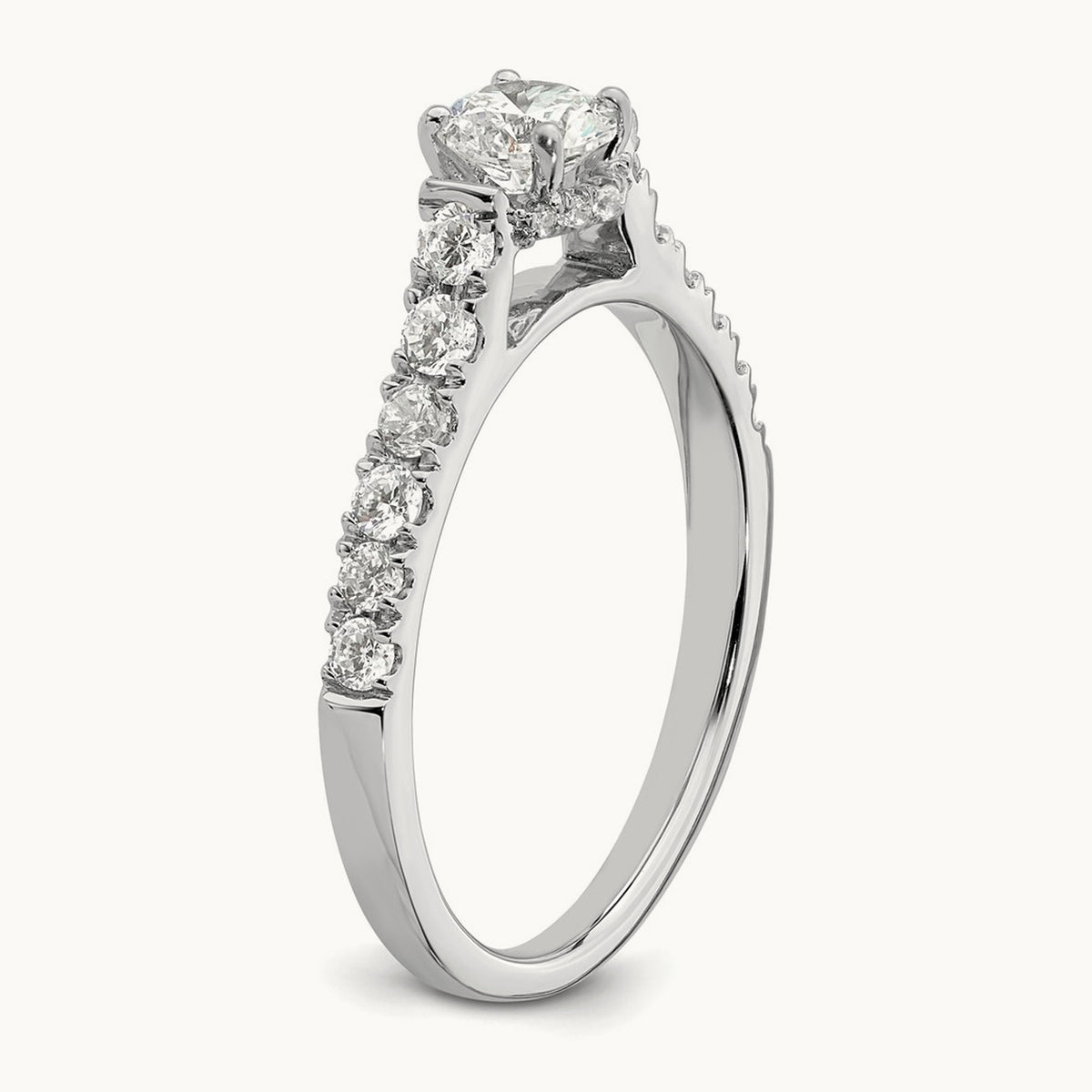 Petite Engagement Ring, 1.00 ct tw Lab-Grown Diamond