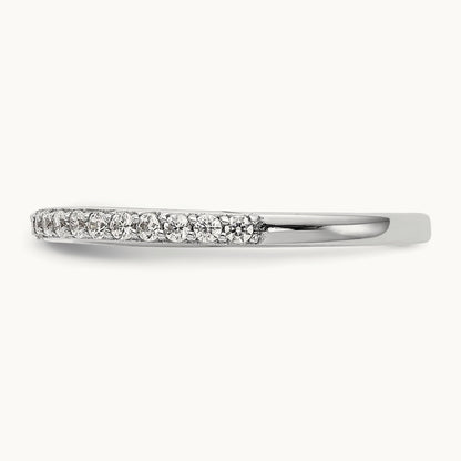 Diamond Wedding Band, 14K White Gold