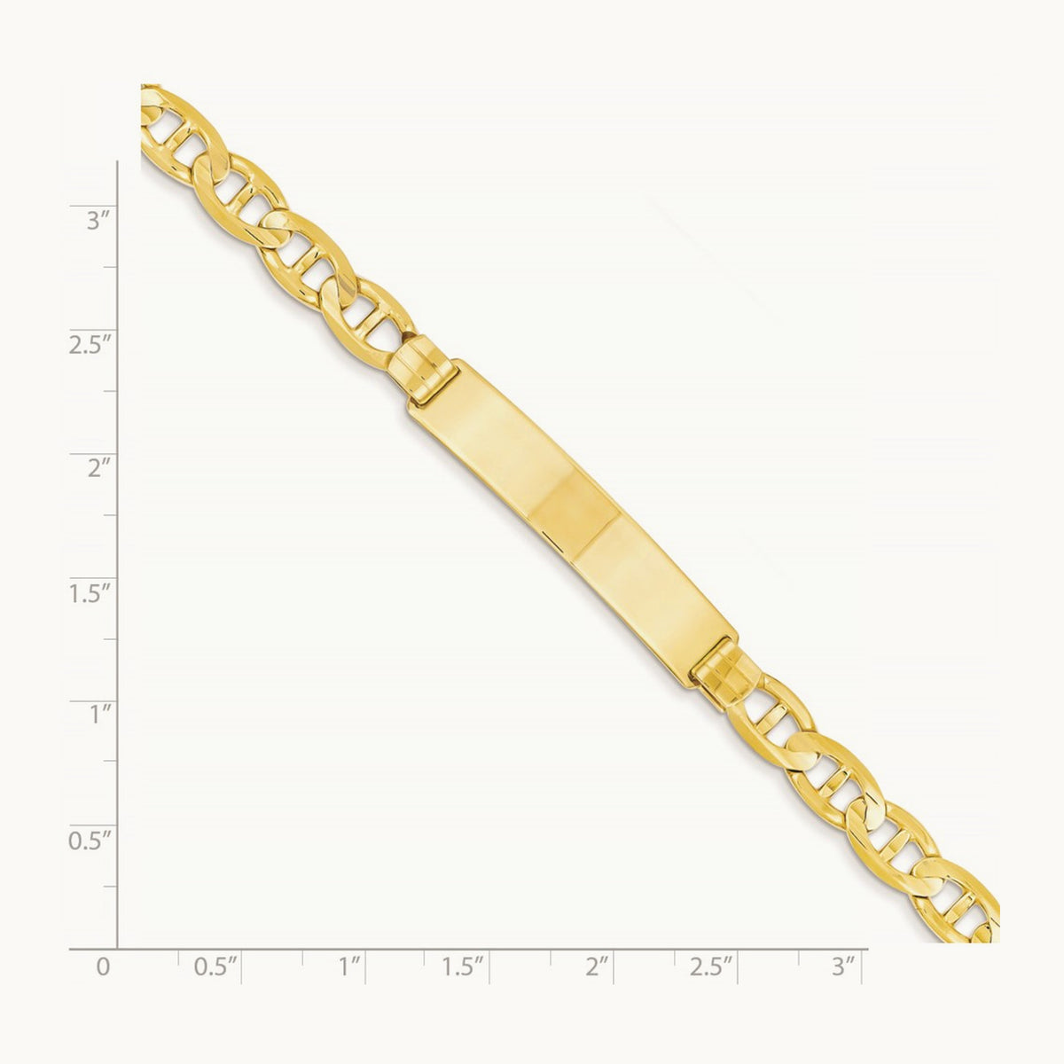 Anchor ID Bracelet, 14K