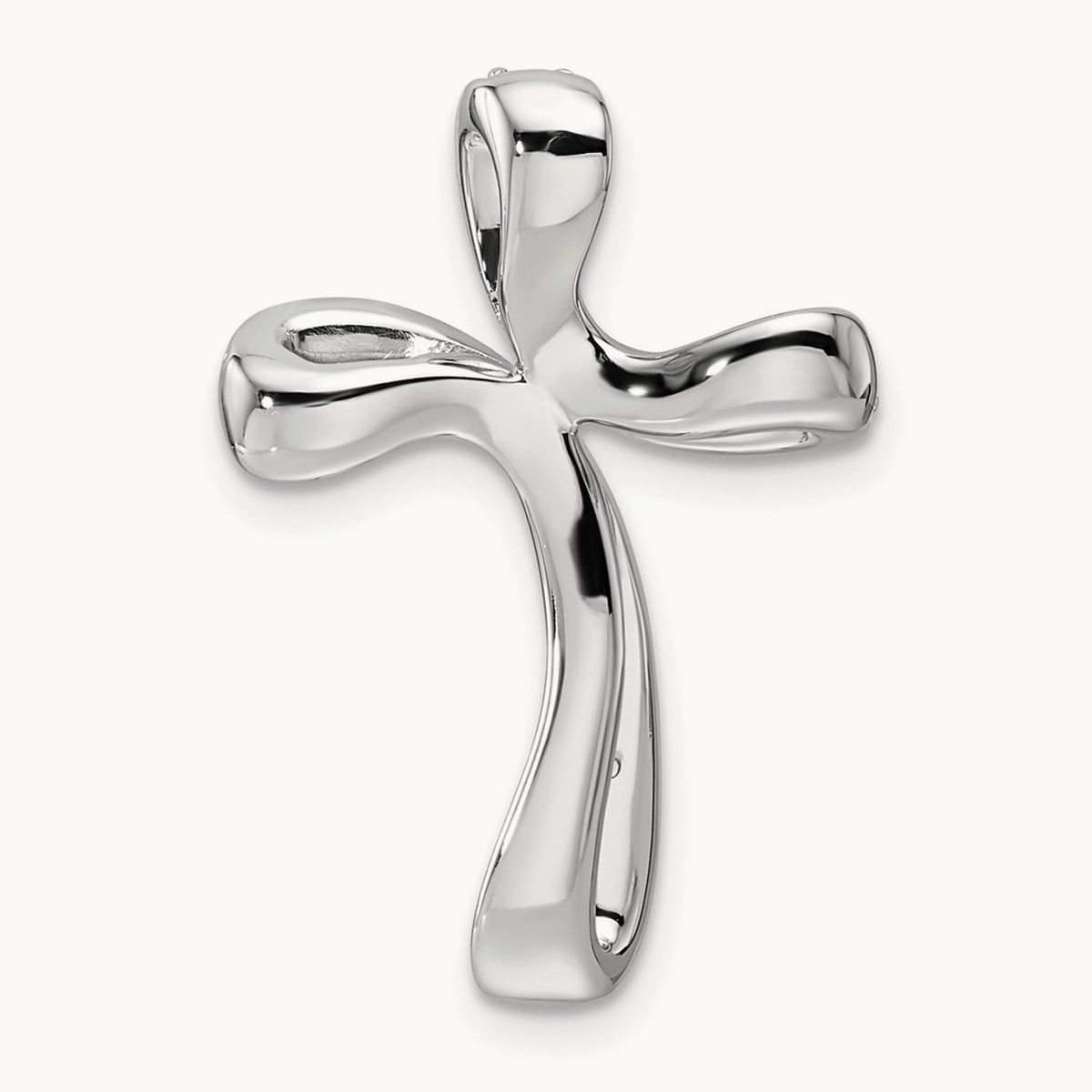 Cross Chain Slide Pendant, 0.25-0.50 ct tw Lab-Grown Diamond