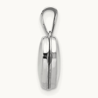 Polished Heart-Shaped Locket — 15.85mm