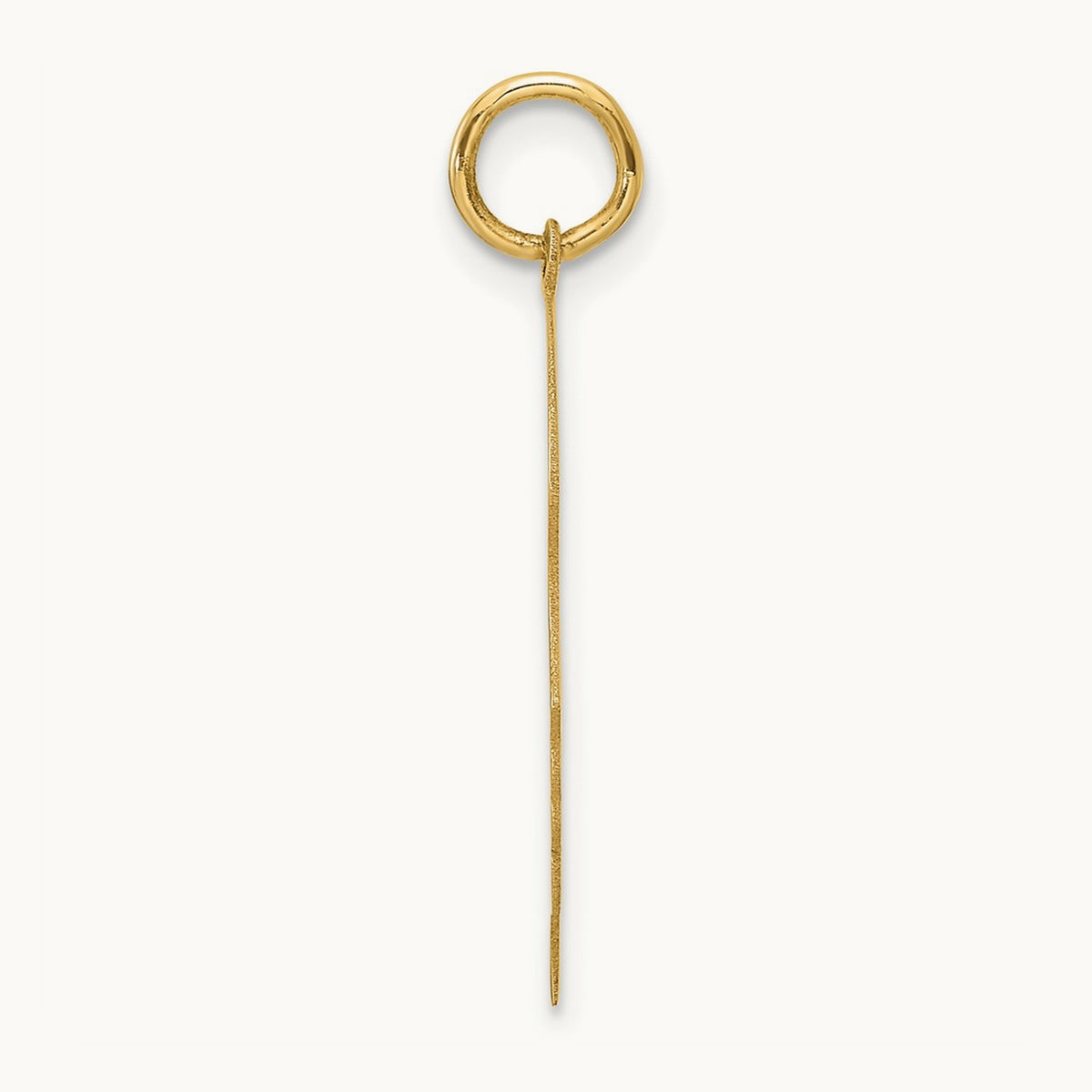Plain Medium .013 Gauge Facing Right Engravable Girl Head Charm — 25.2mm