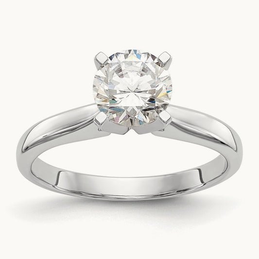 1.25ct. Medium Weight Airline 4-Prong Mounting, 14K White Gold