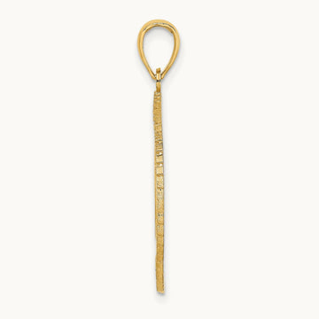 BAHAMAS Crest In Textured Frame Charm, 14K