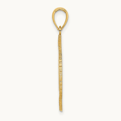 BAHAMAS Crest In Textured Frame Charm, 14K