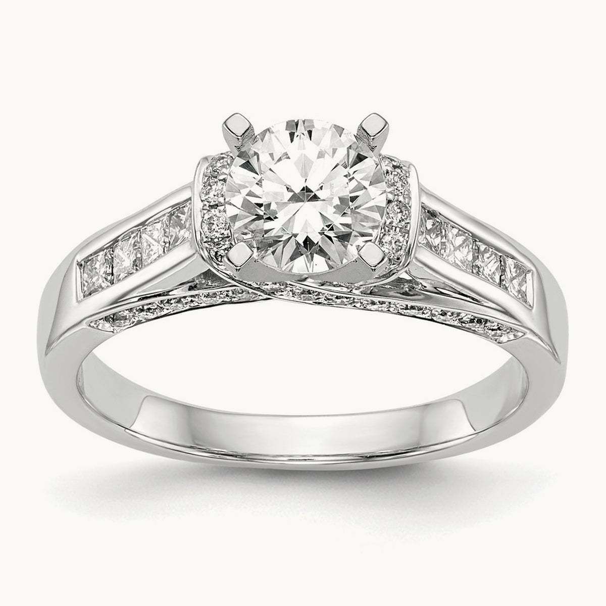 Peg Set Engagement Ring Mounting