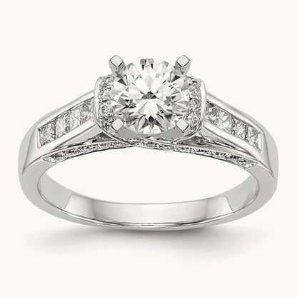 Peg Set Engagement Ring Mounting