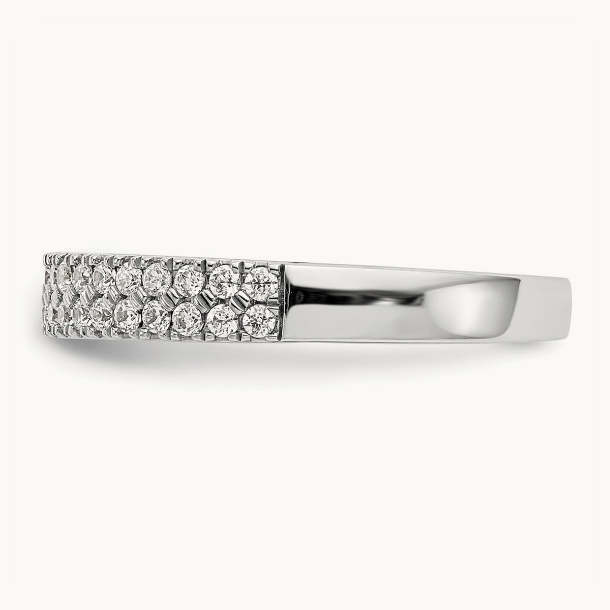 Double Row Band, 0.50 ct tw Lab-Grown Diamond