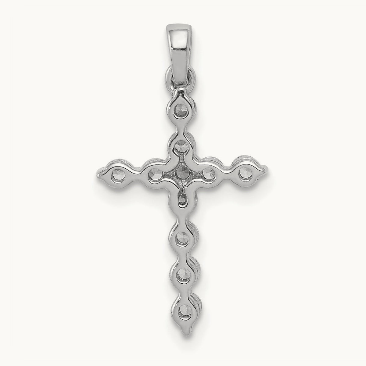 Diamond Cross Pendant — photo set