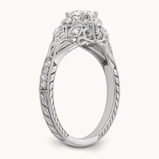 Engagement Ring, 0.50 ct tw Lab-Grown Diamond
