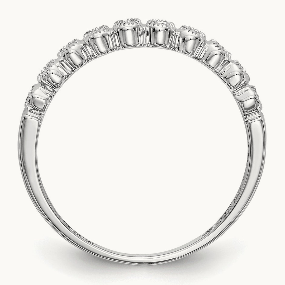 Diamond Band, 14K White Gold