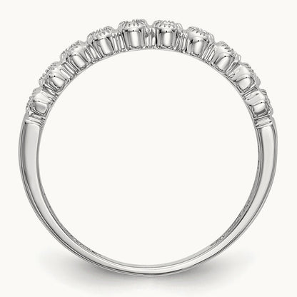 Diamond Band, 14K White Gold