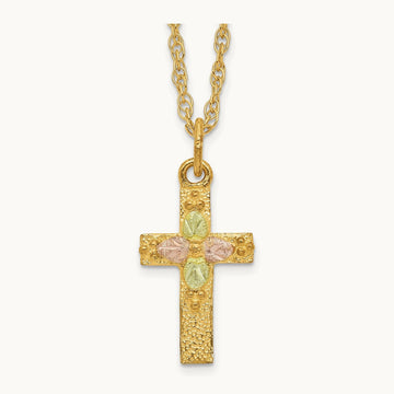 Black Hills Gold Cross Necklace