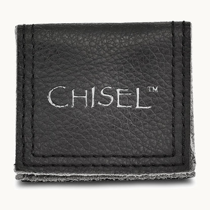 Chisel Ceramic Black with Green Carbon Fiber Inlay Beveled Edge Ring