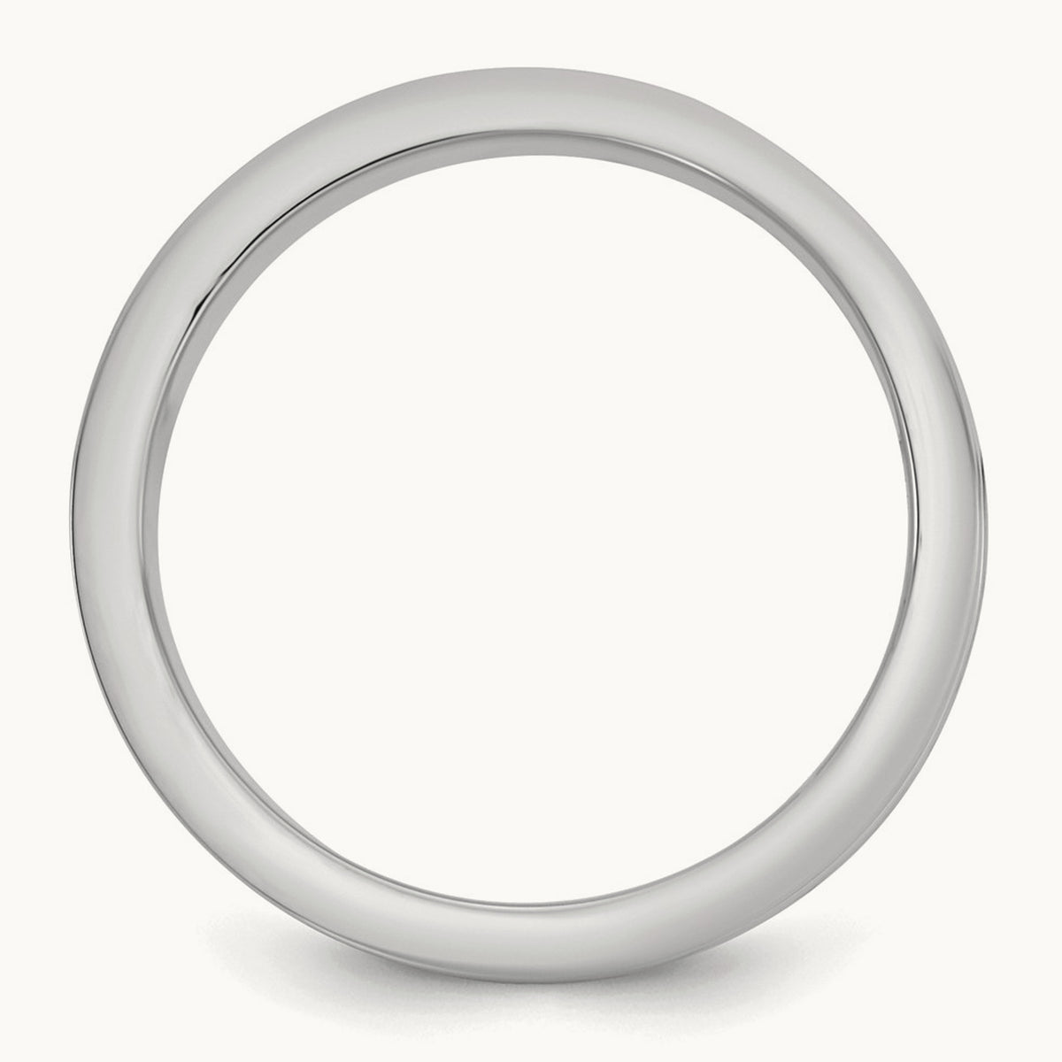 W/Y Step Up Flat Edge Wedding Band, 6mm, 14K Two-tone